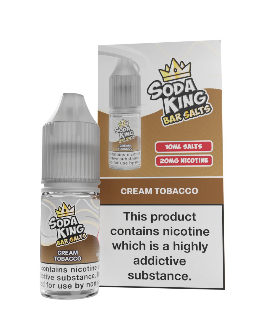 Soda King - Bar Salts - Cream Tobacco