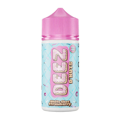 Deez D'Nuts White Choc Strawberry -0mg- 100ml
