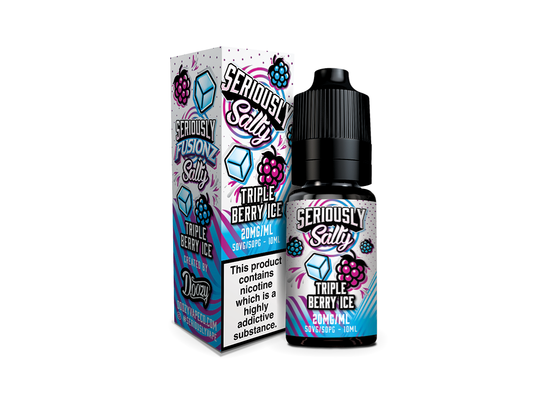 Seriously Salty - Nic Salt - Triple Berry Ice 10ml