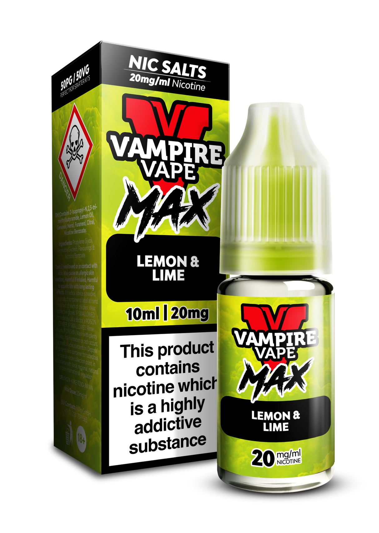 Vampire Vape Max Salts Lemon and Lime
