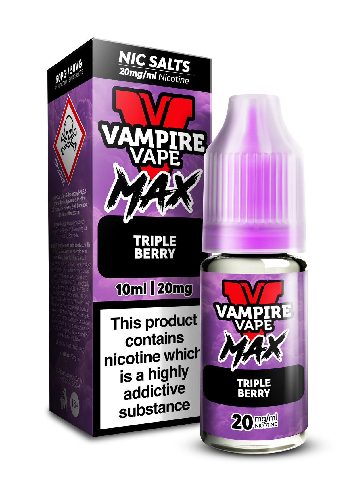 Vampire Vape Max Salts Triple berry