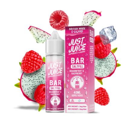 Just Juice Bar 60/40 Dragonfruit Raspberry -0mg- 50ml
