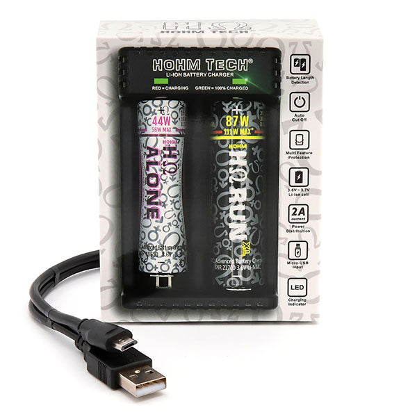 Hohm - Tech - USB 2 bay charger - My Vape Store UK