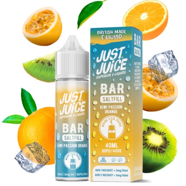 Just Juice Bar 60/40 Kiwi Passion Orange -0mg- 50ml