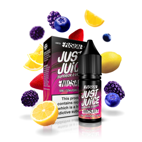 Just Juice - Fusions Berry Burst & Lemonade -  Nic Salt - 10ml