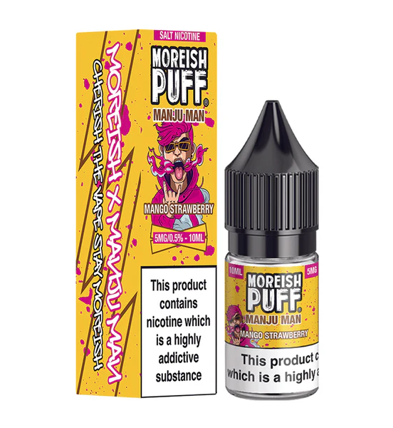 Moreish Puff - Manju Man - Mango Strawberry - Nic Salt