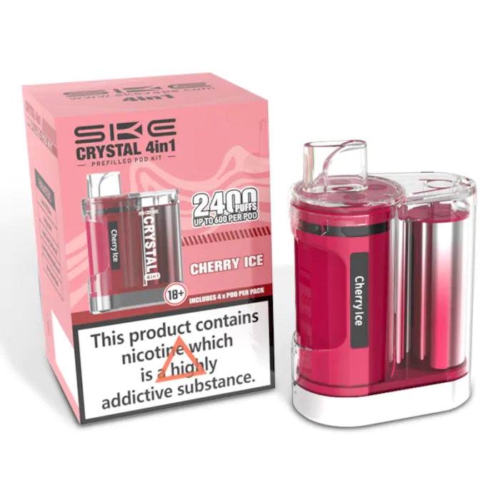 SKE Crystal - 4in1 - 2400 Puff - Pre-filled Vape Kit
