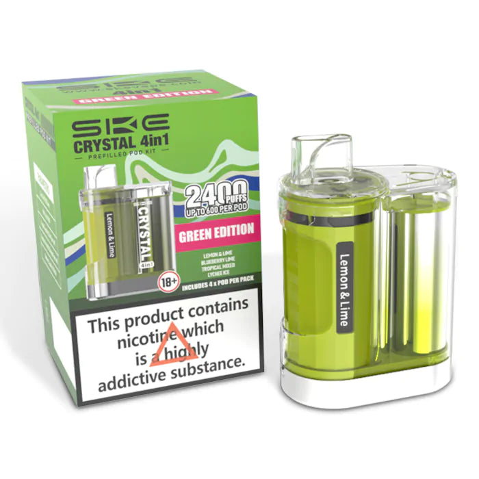 SKE Crystal - 4in1 - 2400 Puff - Pre-filled Vape Kit