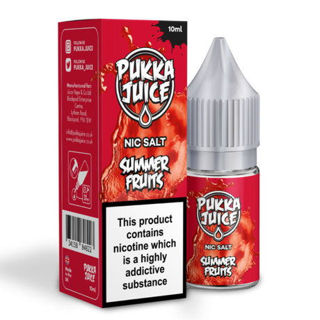 Pukka Juice Salt Summer Fruits - My Vape Store UK