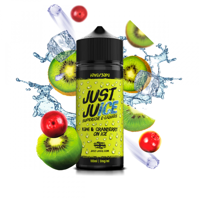 Just Juice - Kiwi & Cranberry Ice -  100ml 