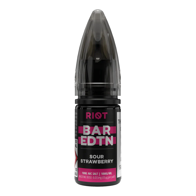 Riot Squad - BAREDTN - Sour Strawberry - 10ml - My Vape Store UK