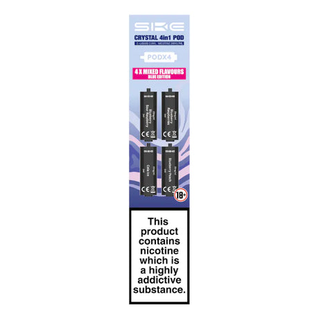 SKE Crystal - 4in1 - Pre-filled Vape Pods 