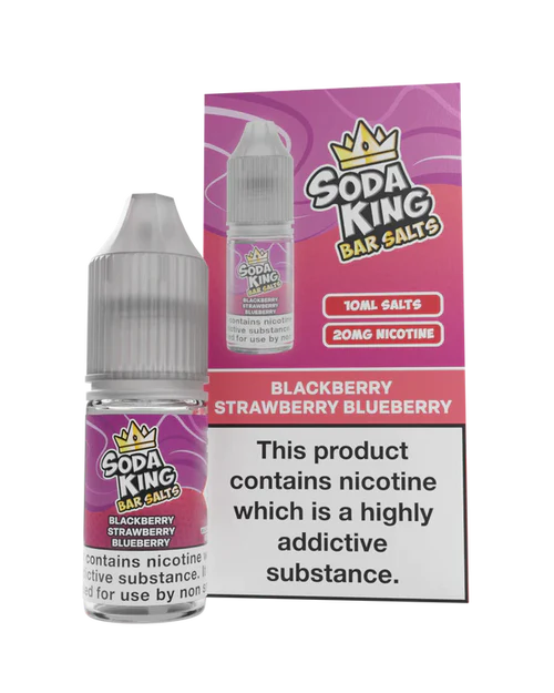 Soda King - Bar Salts - Blackberry Strawberry Blueberry - My Vape Store UK