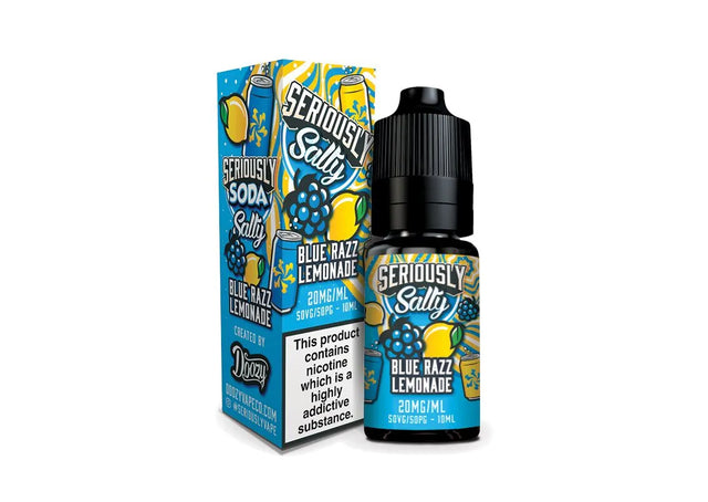 Doozy - Seriously Soda Salts - Blue Razz Lemonade - 10ML - My Vape Store UK