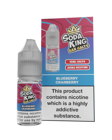 Soda King - Bar Salts - Blueberry Cranberry - My Vape Store UK