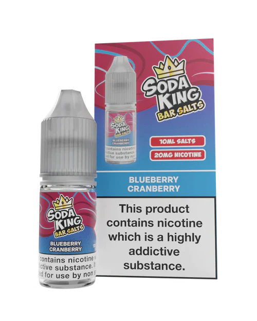 Soda King - Bar Salts - Blueberry Cranberry - My Vape Store UK