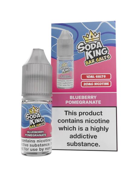 Soda King - Bar Salts - Blueberry Pomegranate - My Vape Store UK