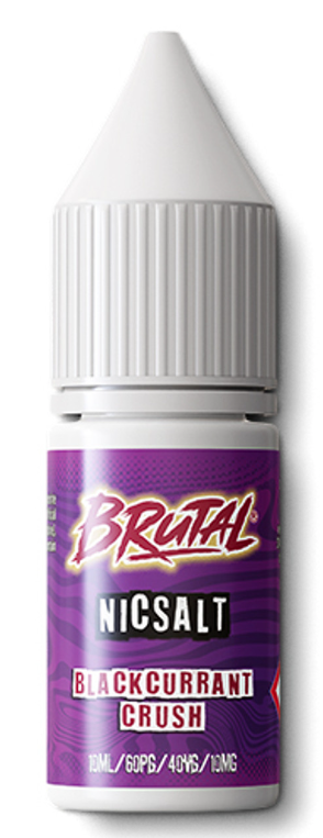 Just Juice - Brutal Drinks Salt  Blackcurrant Crush 10ML 