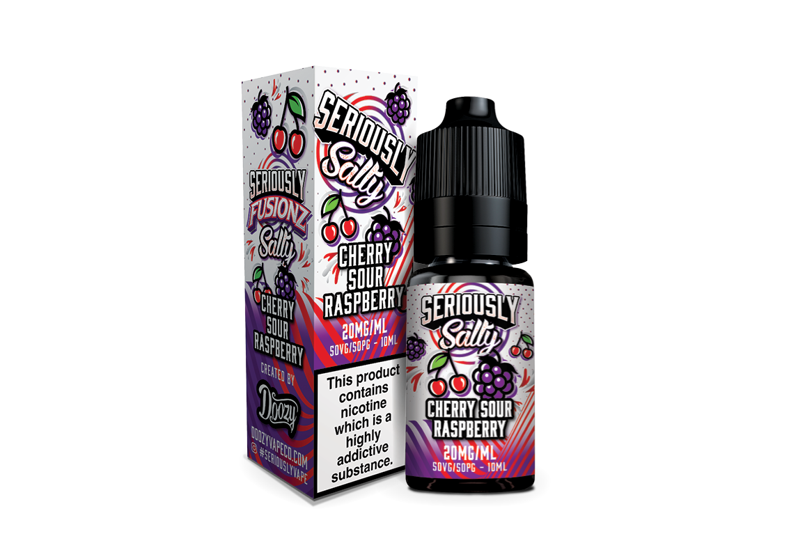 Seriously Salty - Nic Salt - Cherry Sour Raspberry 10ml 