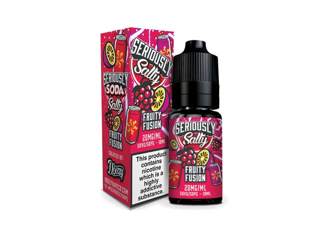 Doozy - Seriously Soda Salts - Fruity Fusion - 10ML - My Vape Store UK