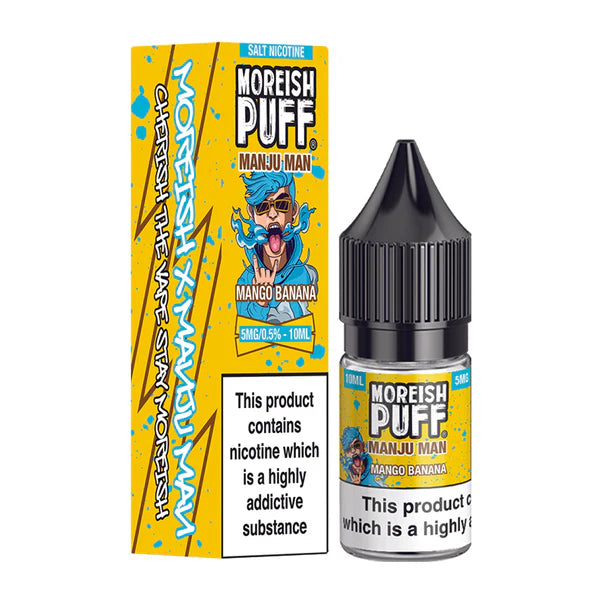 Moreish Puff - Manju Man - Mango Banana - Salts - 10ML