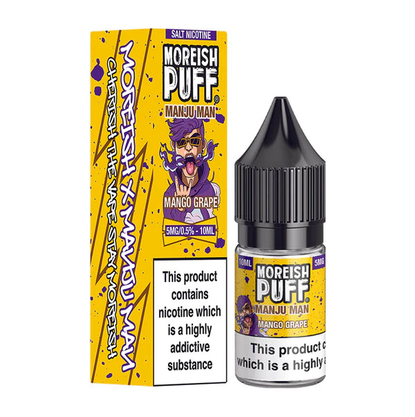 Moreish Puff - Manju Man - Mango Grape - Salts - 10ML