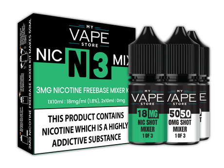 My Vape - Nix Mix Kit - 3MG - Freebase - N3 