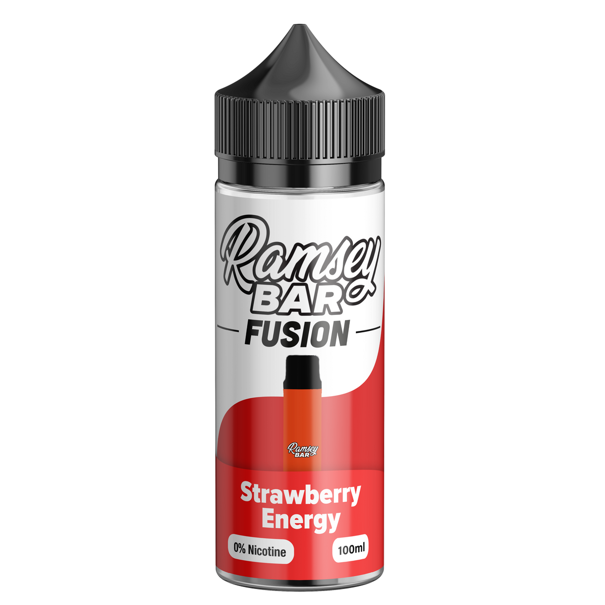 Ramsey - Bar Fusion - Strawberry Energy - 100ml - My Vape Store UK