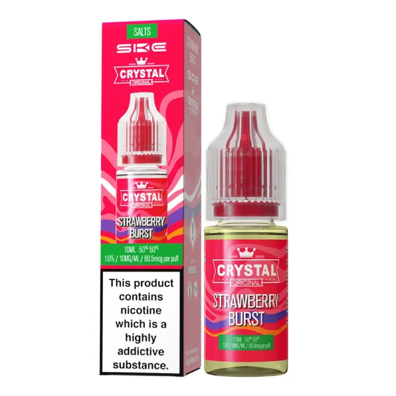 SKE Crystal V2 - Strawberry Blast - Nic Salt - 10ml 