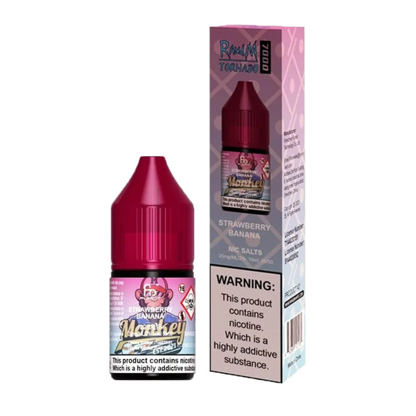 Randm 7000 -  Strawberry Banana - Salts - 10ml 