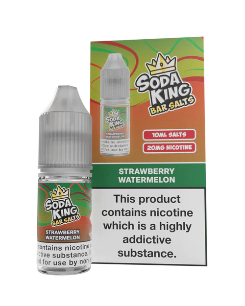 Soda King - Bar Salts - Strawberry Watermelon - My Vape Store UK