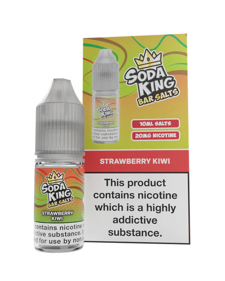 Soda King - Bar Salts - Strawberry Kiwi - My Vape Store UK