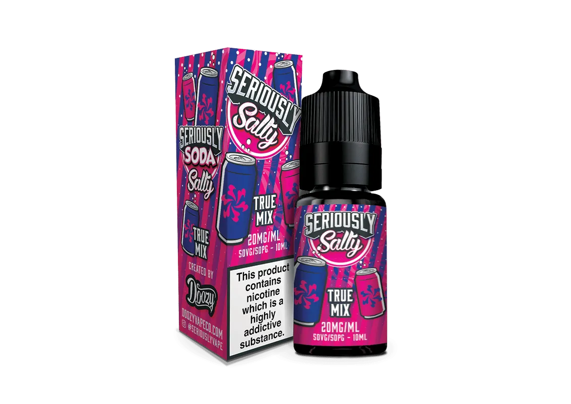 Doozy - Seriously Soda Salts - True Mix- 10ML - My Vape Store UK