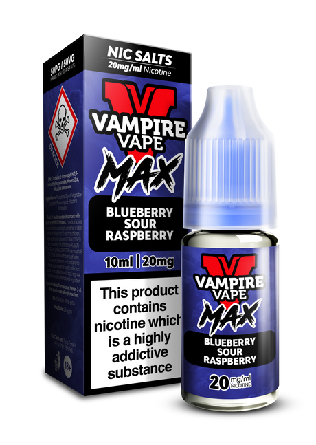 Vampire Vape Max Salts Blueberry Sour Raspberry 