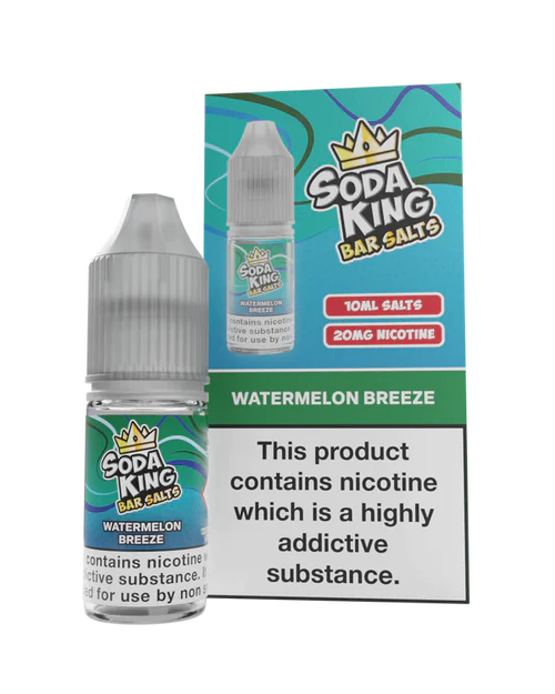 Soda King - Bar Salts - Watermelon Breeze - My Vape Store UK