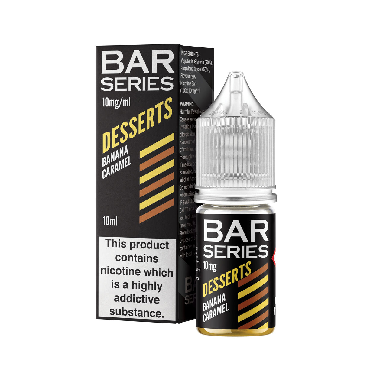 Bar Series Desserts - Banana Caramel - Salts - 10ml 