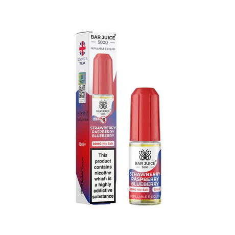 Bar Juice - Strawberry Raspberry Blueberry - Nic Salts - 10ml 