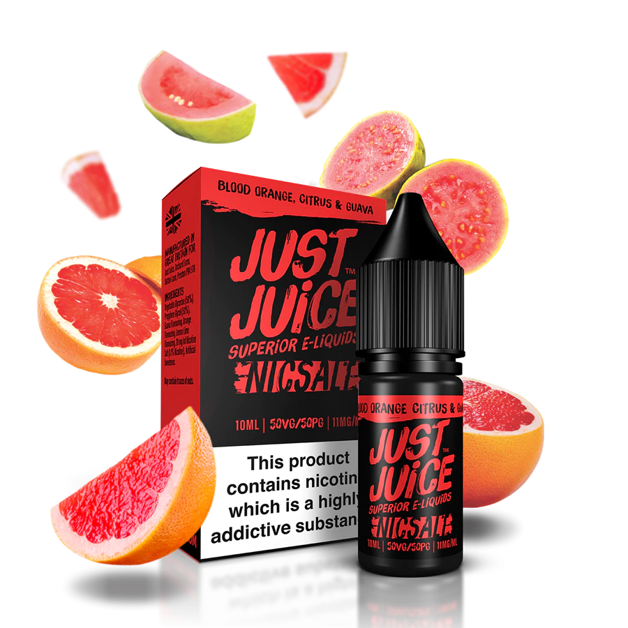 Just Juice - Blood Orange, Citrus & Guava - Nic Salt - 10ml 