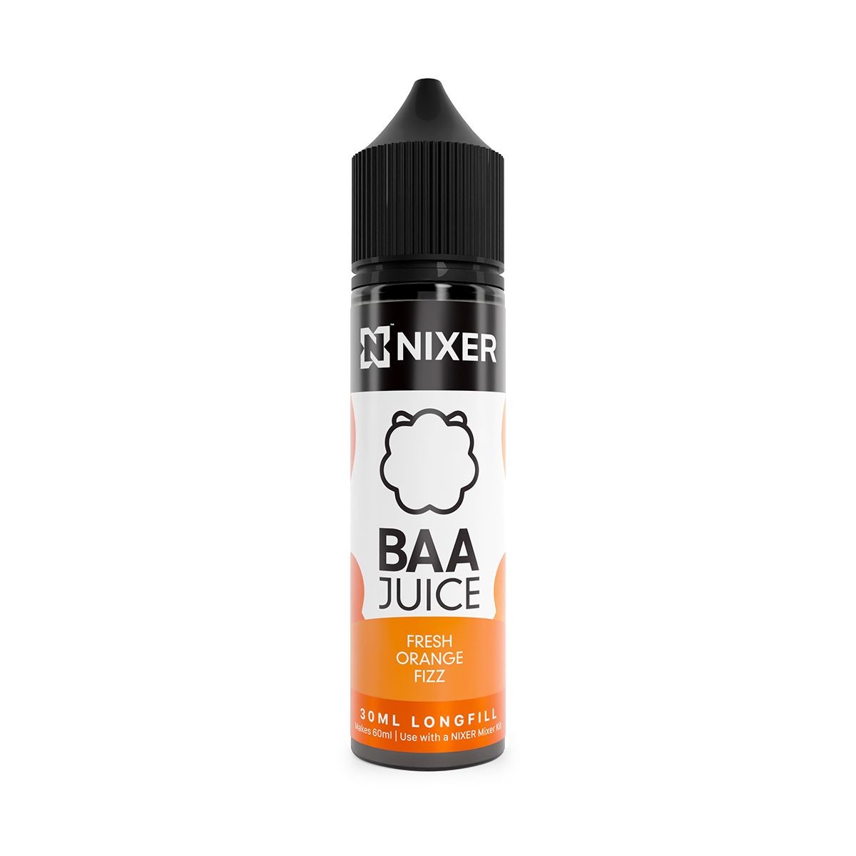 Nixer - Baa Fresh Orange Fizz - 30ML Longfill