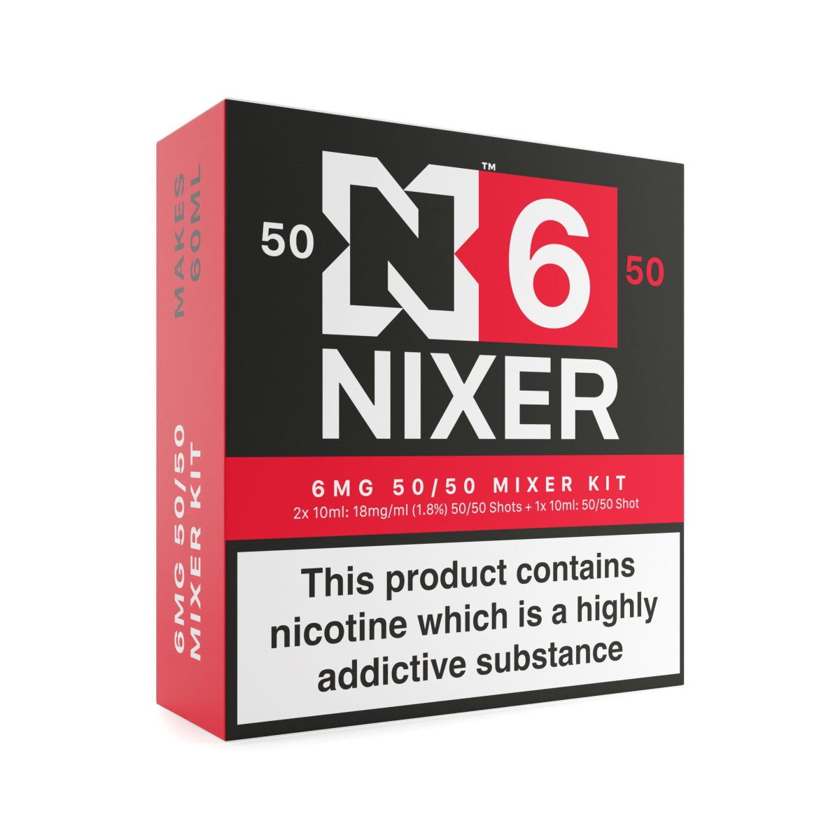 Nixer - N3 6MG Freebase 50/50 Mixer Kit