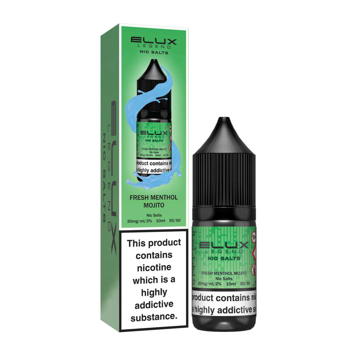 Elux - Legend - Salts - Fresh Menthol Mojito - My Vape Store UK