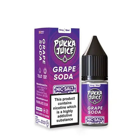 Pukka Juice Grape Soda Nic Salt 
