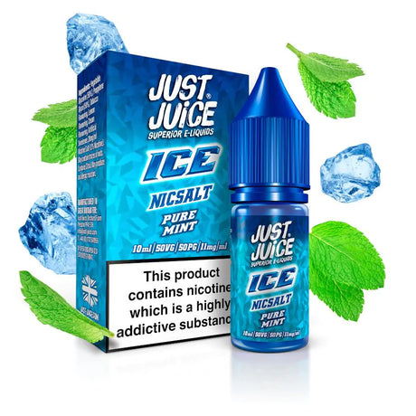 Just Juice- Pure Mint Ice Nic Salt 10ml 