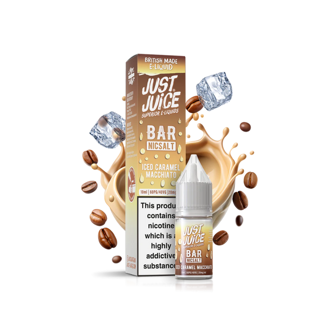 Just Juice Bar Juice - Iced Caramel Macchiato - Nic Salt - 10ml 