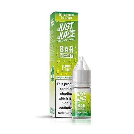 Just Juice Bar Juice - Lemon Lime -  Nic Salt - 10ml 