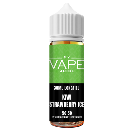 My Vape Store - Kiwi Strawberry Ice - 30ml Longfill 