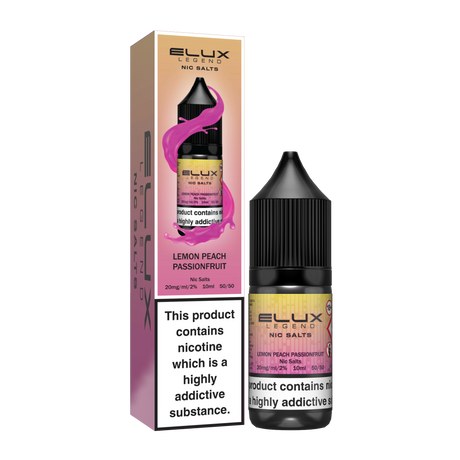 Elux - Legend - Salts - Lemon Peach Passion fruit - My Vape Store UK