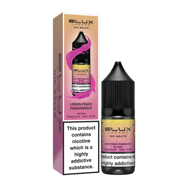 Elux - Legend - Salts - Lemon Peach Passion fruit - My Vape Store UK