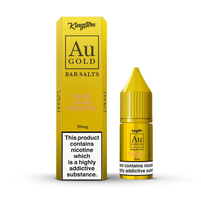 Kingston - AU gold Salts - Miami Peach Pineapple - 10ml 