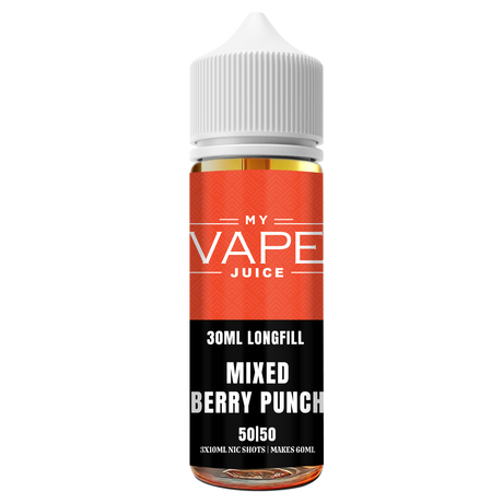 My Vape Store - Mixed Berry Punch - 30ml Longfill 